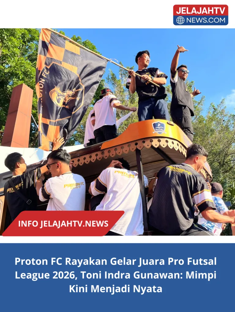Proton FC Rayakan Gelar Juara Pro Futsal League 2026, Toni Indra Gunawan: Mimpi Kini Menjadi Nyata