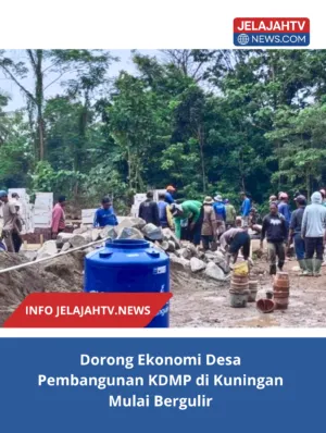 Dorong Ekonomi Desa Pembangunan KDMP di Kuningan Mulai Bergulir