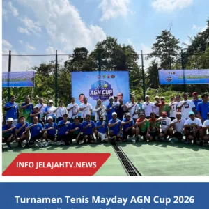 Turnamen Tenis Mayday AGN Cup 2026 Resmi Dibuka Wakil Bupati Kuningan