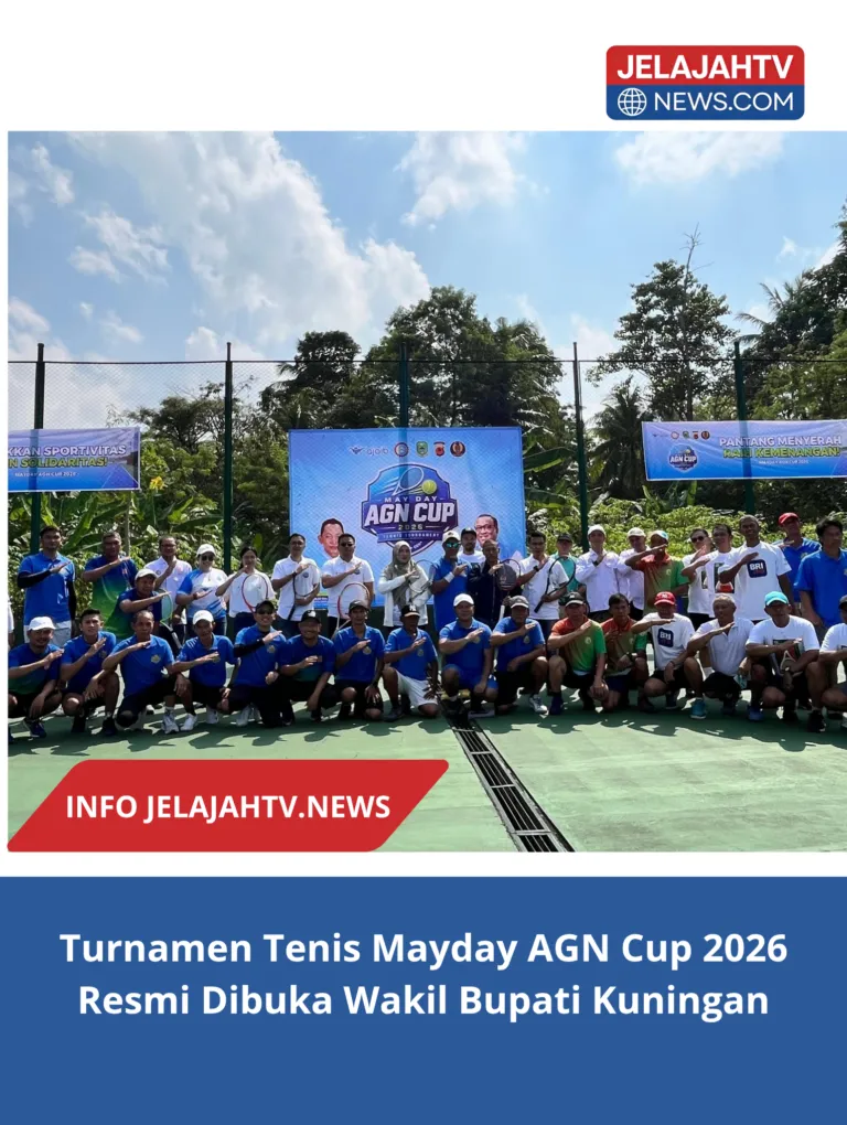Turnamen Tenis Mayday AGN Cup 2026 Resmi Dibuka Wakil Bupati Kuningan