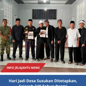 Hari Jadi Desa Susukan Ditetapkan, Sejarah 340 Tahun Resmi Diabadikan dalam Buku