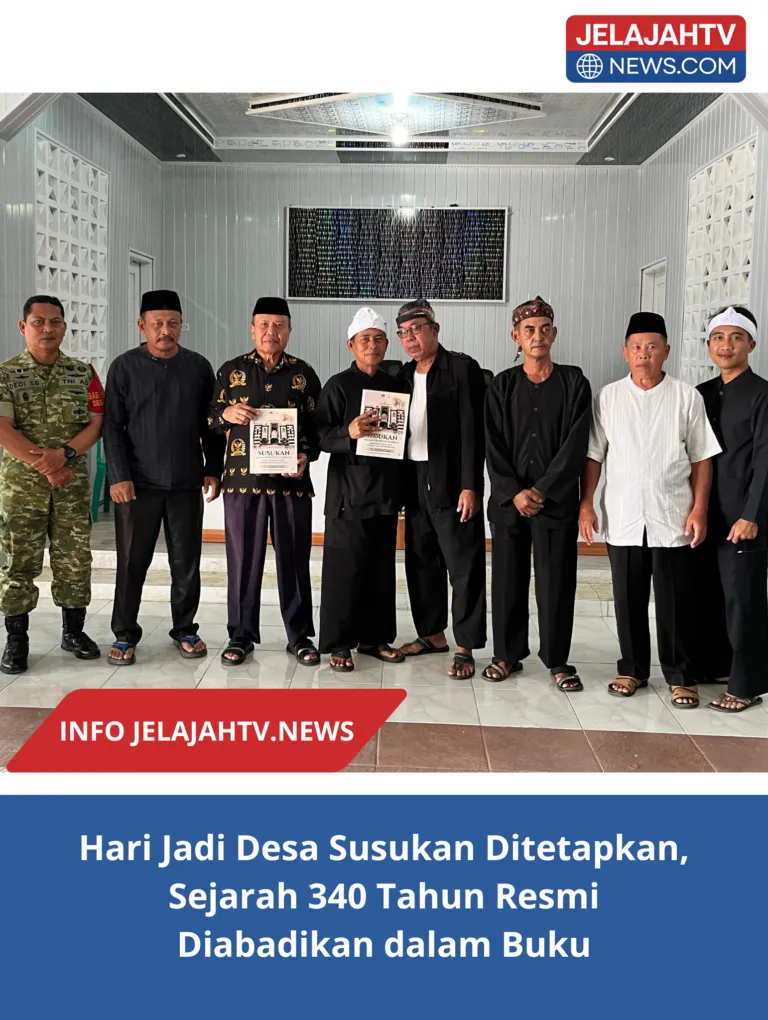 Hari Jadi Desa Susukan Ditetapkan, Sejarah 340 Tahun Resmi Diabadikan dalam Buku