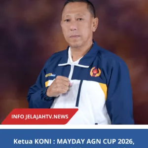Ketua KONI : MAYDAY AGN CUP 2026, Momentum Bangkitkan Prestasi dan Jaring Atlet Tenis Berbakat