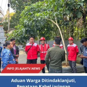Aduan Warga Ditindaklanjuti, Penataan Kabel jaringan  Semrawut Mulai Diproses