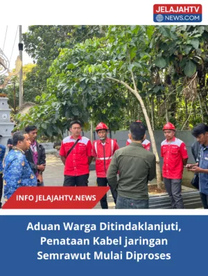 Aduan Warga Ditindaklanjuti, Penataan Kabel jaringan  Semrawut Mulai Diproses