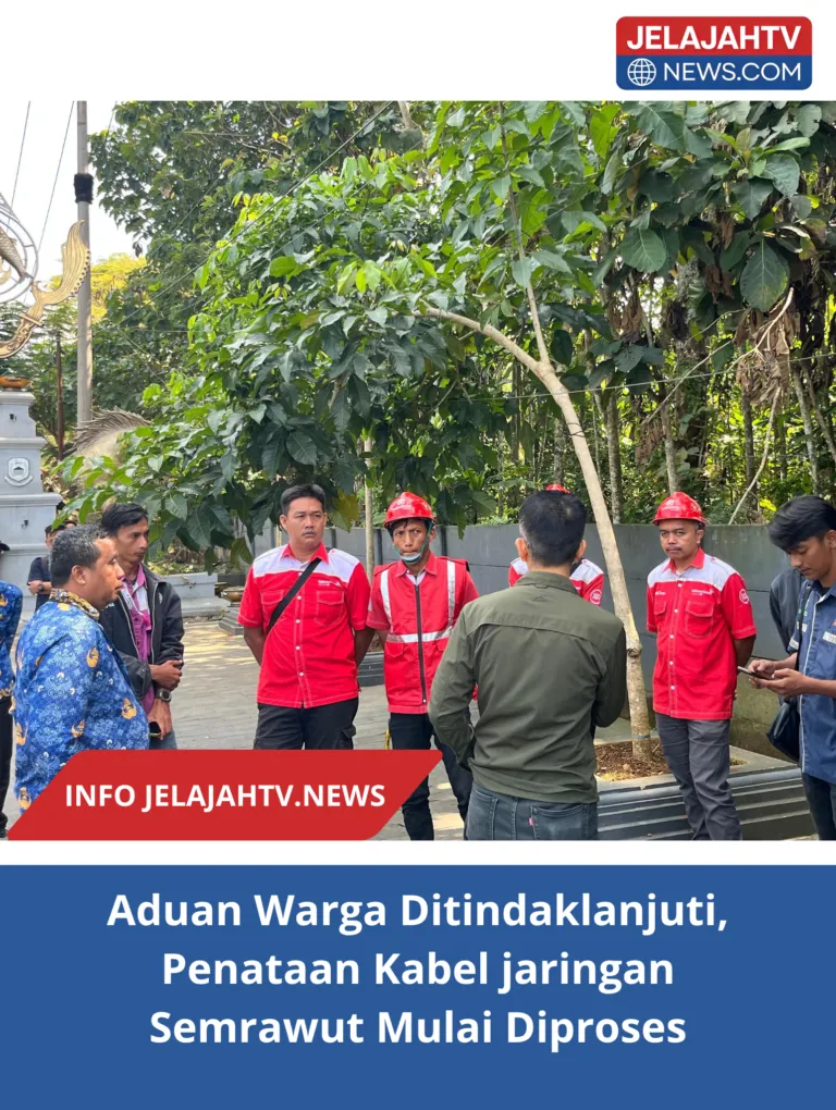Aduan Warga Ditindaklanjuti, Penataan Kabel jaringan  Semrawut Mulai Diproses