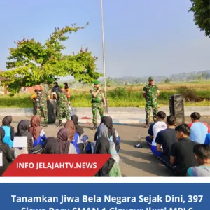 Tanamkan Jiwa Bela Negara Sejak Dini, 397 Siswa Baru SMAN 1 Cigugur Ikuti MPLS Penuh Semangat