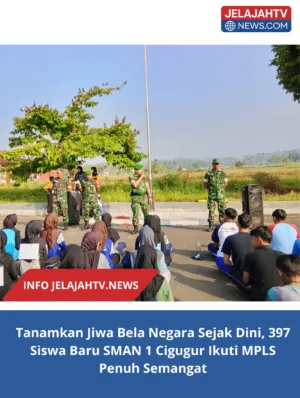 Tanamkan Jiwa Bela Negara Sejak Dini, 397 Siswa Baru SMAN 1 Cigugur Ikuti MPLS Penuh Semangat