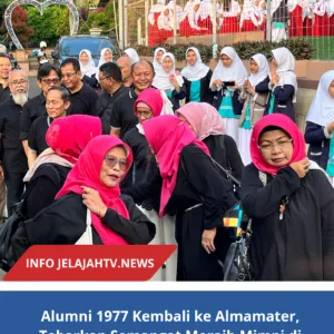 Alumni 1977 Kembali ke Almamater, Tebarkan Semangat Meraih Mimpi di Penutupan MPLS SMP Negeri 1 Kuningan