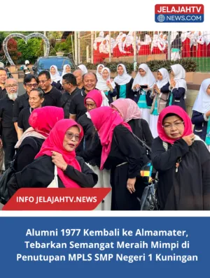 Alumni 1977 Kembali ke Almamater, Tebarkan Semangat Meraih Mimpi di Penutupan MPLS SMP Negeri 1 Kuningan