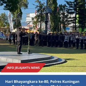 Hari Bhayangkara ke-80, Polres Kuningan Teguhkan Komitmen “Polri untuk Masyarakat”, Siap Hadapi Tantangan Zaman