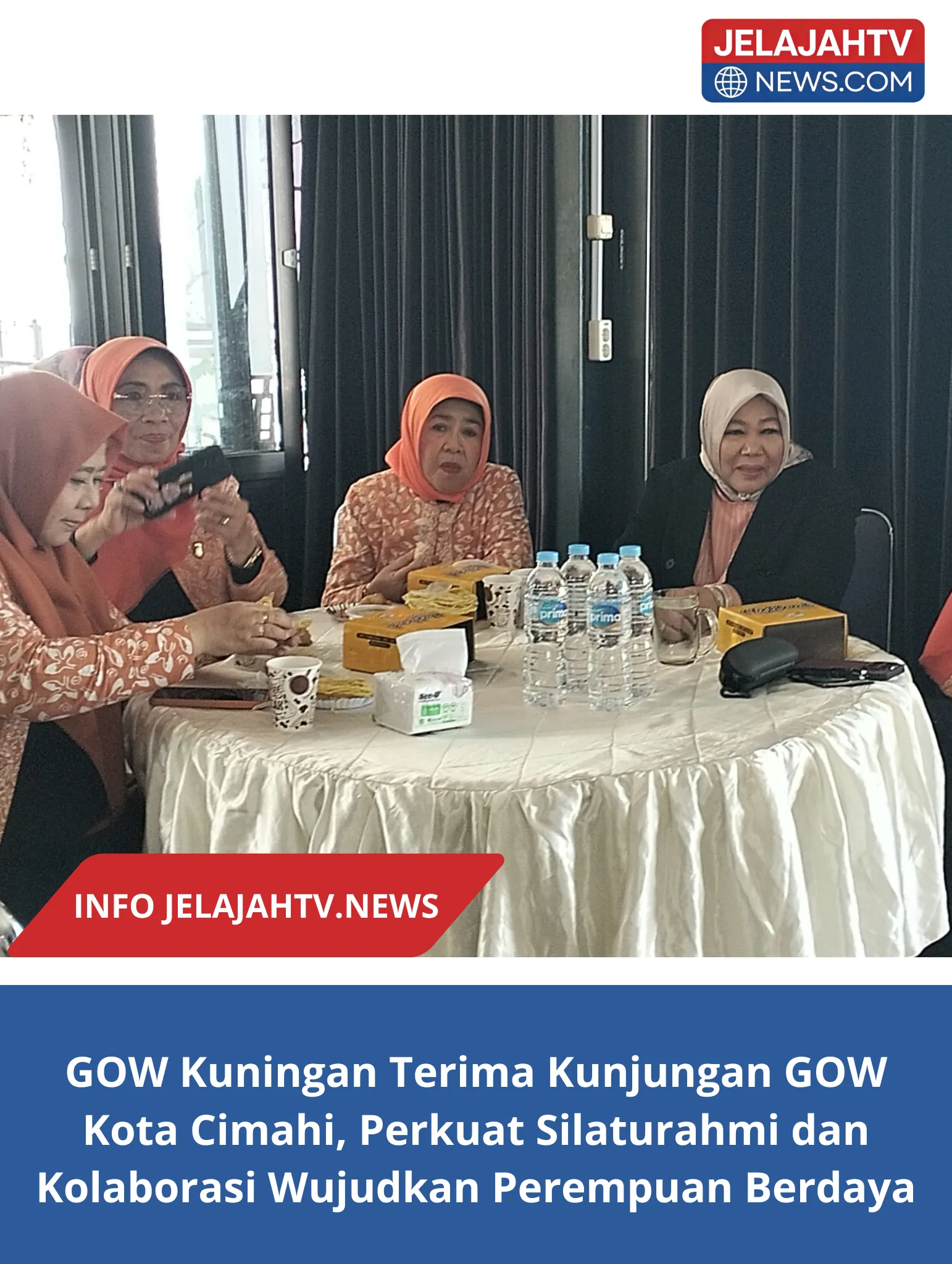 GOW Kuningan Terima Kunjungan GOW Kota Cimahi, Perkuat Silaturahmi dan Kolaborasi Wujudkan Perempuan Berdaya