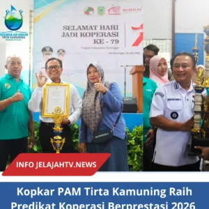 Kopkar PAM Tirta Kamuning Raih Predikat Koperasi Berprestasi 2026, Bukti Tata Kelola Profesional Dorong Ekonomi Anggota