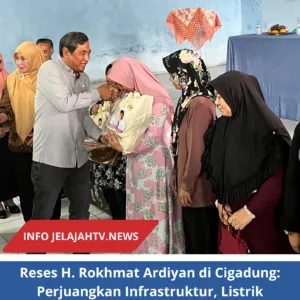 Reses H. Rokhmat Ardiyan di Cigadung: Perjuangkan Infrastruktur, Listrik Gratis, hingga Penguatan Ekonomi Kerakyatan