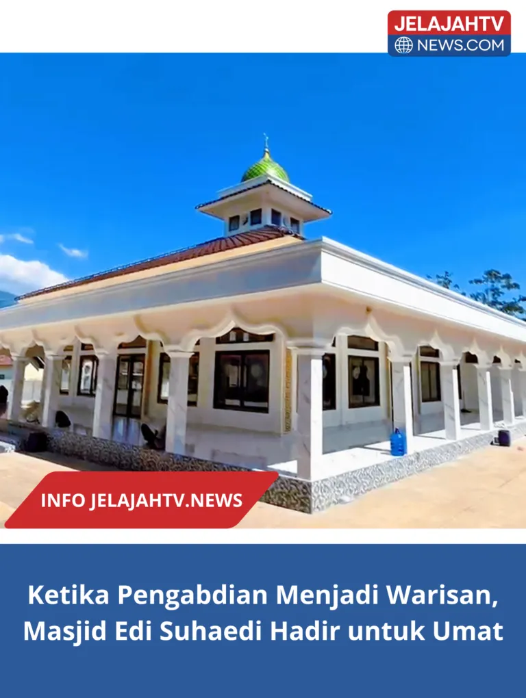 Ketika Pengabdian Menjadi Warisan, Masjid Edi Suhaedi Hadir untuk Umat