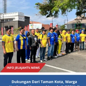 Dukungan Dari Taman Kota, Warga Kuningan Mengawal Langkah PESIK di Final Liga 4