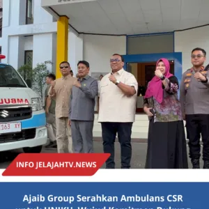 Ajaib Group Serahkan Ambulans CSR untuk UNIKU, Wujud Komitmen Dukung Pendidikan dan Pelayanan Kesehatan Masyarakat