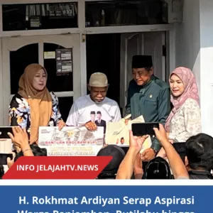 H. Rokhmat Ardiyan Serap Aspirasi Warga Panjambon, Rutilahu hingga Dana Desa Penyangga Jadi Sorotan