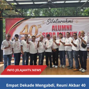 Empat Dekade Mengabdi, Reuni Akbar 40 Tahun Seba Milsuk Polri Angkatan IV  Penuh Haru dan Kenangan