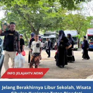 Jelang Berakhirnya Libur Sekolah, Wisata Cibulan Kuningan Tetap Dipadati Wisatawan dan Peziarah