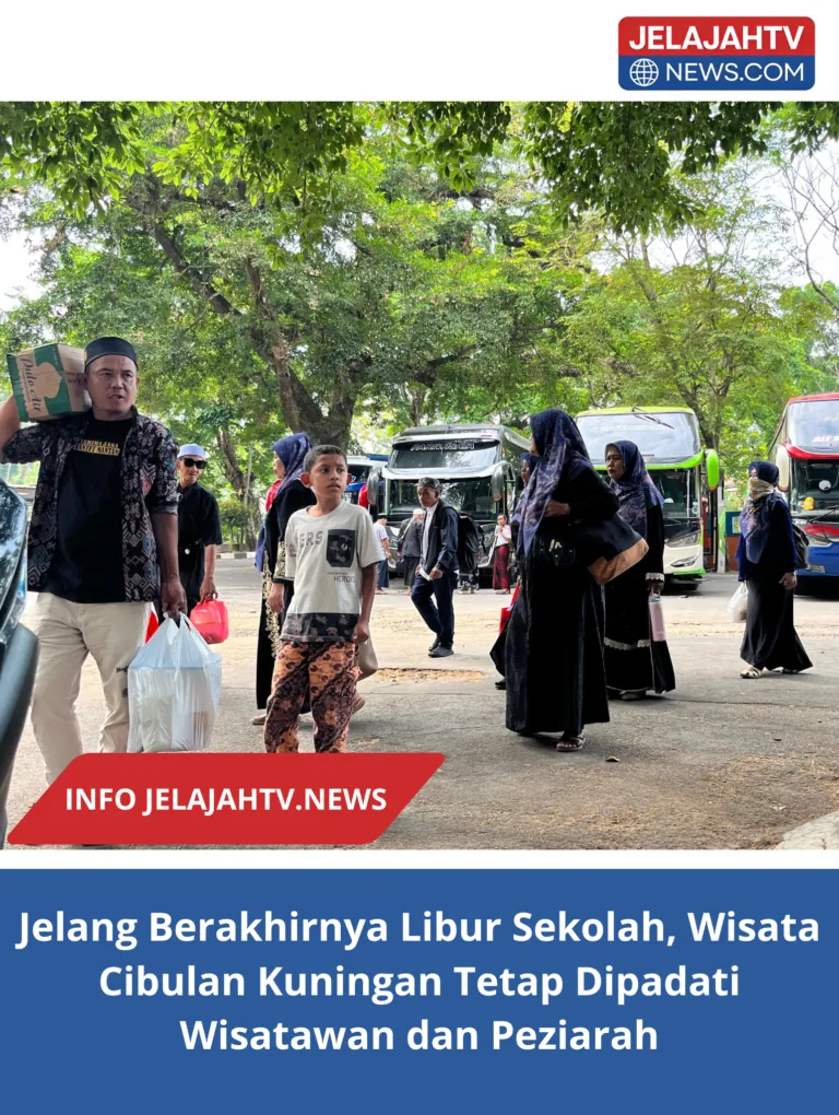 Jelang Berakhirnya Libur Sekolah, Wisata Cibulan Kuningan Tetap Dipadati Wisatawan dan Peziarah