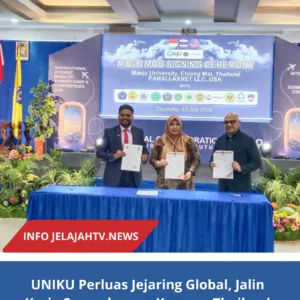 UNIKU Perluas Jejaring Global, Jalin Kerja Sama dengan Kampus Thailand dan Perusahaan Amerika Serikat