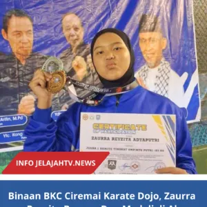Binaan BKC Ciremai Karate Dojo, Zaurra Reyzita Boyong Dua Medali di Al Multazam Cup III