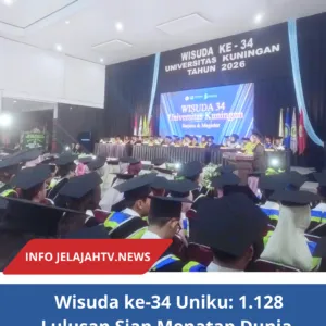 Wisuda ke-34 Uniku: 1.128 Lulusan Siap Menatap Dunia, Bukan Sekadar Mencari Kerja