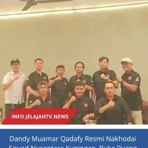 Dandy Muamar Qadafy Resmi Nakhodai Squad Nusantara Kuningan, Buka Ruang Kolaborasi Pemuda