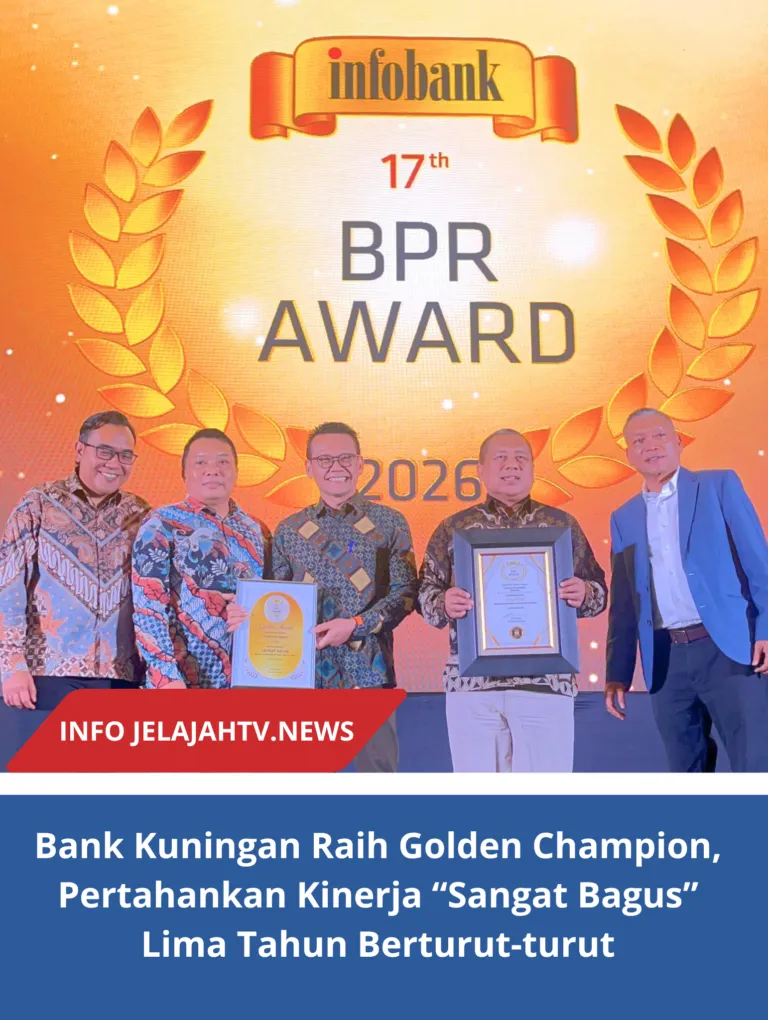 Bank Kuningan Raih Golden Champion, Pertahankan Kinerja “Sangat Bagus” Lima Tahun Berturut-turut