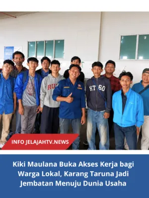 Kiki Maulana Buka Akses Kerja bagi Warga Lokal, Karang Taruna Jadi Jembatan Menuju Dunia Usaha