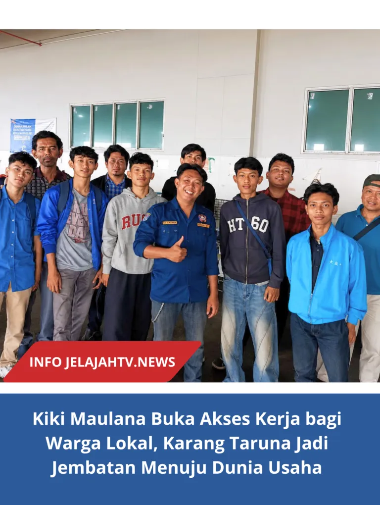 Kiki Maulana Buka Akses Kerja bagi Warga Lokal, Karang Taruna Jadi Jembatan Menuju Dunia Usaha
