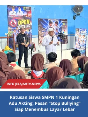 Ratusan Siswa SMPN 1 Kuningan Adu Akting, Pesan “Stop Bullying” Siap Menembus Layar Lebar