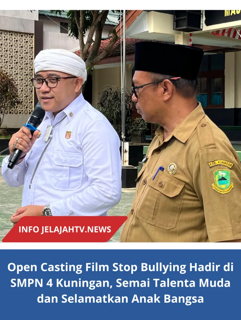 Open Casting Film Stop Bullying Hadir di SMPN 4 Kuningan, Semai Talenta Muda dan Selamatkan Anak Bangsa