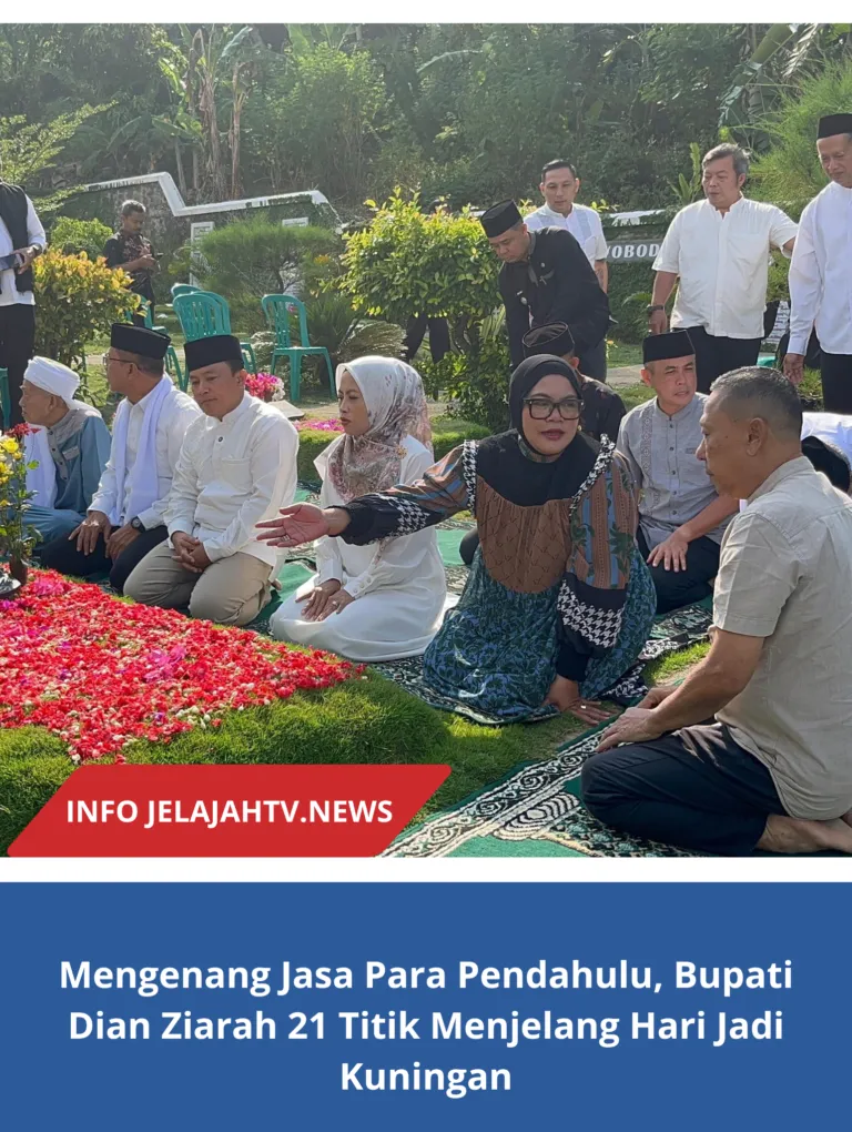 Mengenang Jasa Para Pendahulu, Bupati Dian Ziarah 21 Titik Menjelang Hari Jadi Kuningan