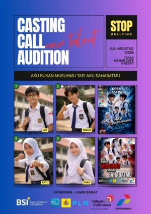 OPEN CASTING FILM LAYAR LEBAR STOP BULLYING DISERBU MASYARAKAT KUNINGAN, PEMERAN UTAMA MASIH DICARI