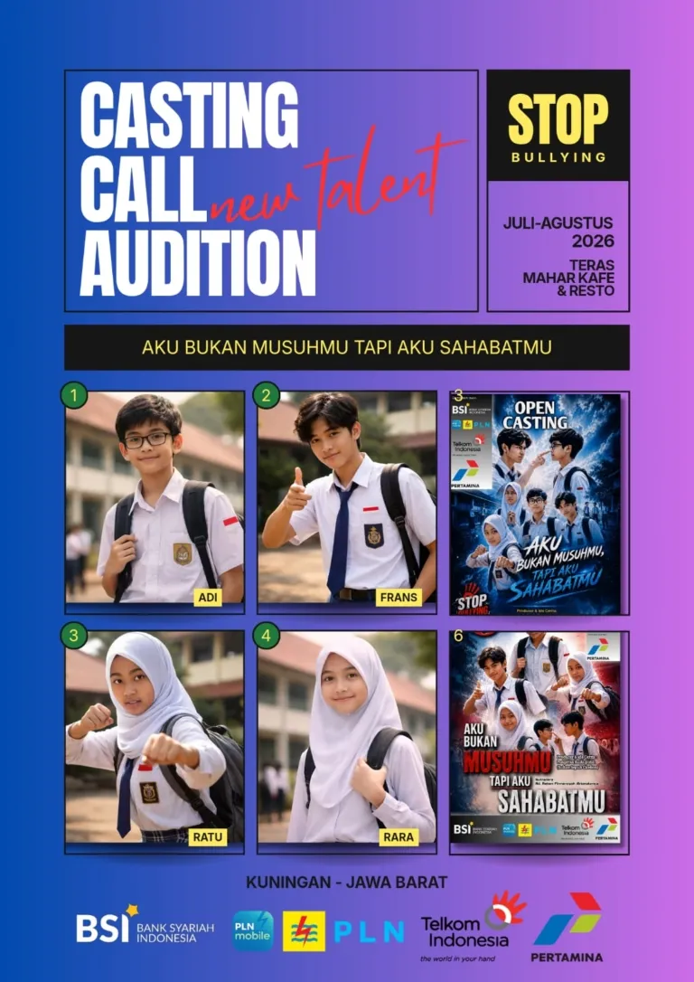 OPEN CASTING FILM LAYAR LEBAR STOP BULLYING DISERBU MASYARAKAT KUNINGAN, PEMERAN UTAMA MASIH DICARI