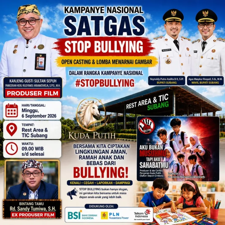 Open Casting dan Kampanye Nasional Stop Bullying Hadir Di Kota Subang Jawa Barat