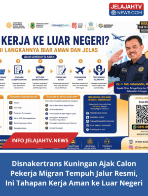 Disnakertrans Kuningan Ajak Calon Pekerja Migran Tempuh Jalur Resmi, Ini Tahapan Kerja Aman ke Luar Negeri
