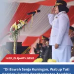“Di Bawah Senja Kuningan, Wabup Tuti Andriani Pimpin Penghormatan Terakhir Sang Merah Putih”