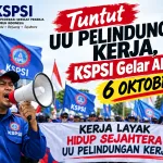 KSPSI Gelar Aksi Damai Tuntut UU Pelindungan Ketenagakerjaan