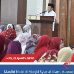 Maulid Nabi di Masjid Syiarul Islam, Bupati Dian Ajak Masyarakat Bangun Kuningan dengan Akhlak