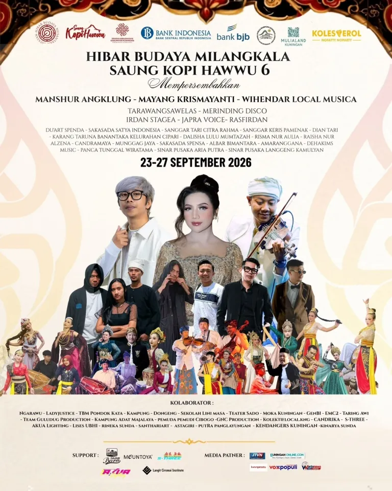 Inilah Rangkaian Acara Hibar Budaya Milangkala Saung Kopi Hawwu ke-6