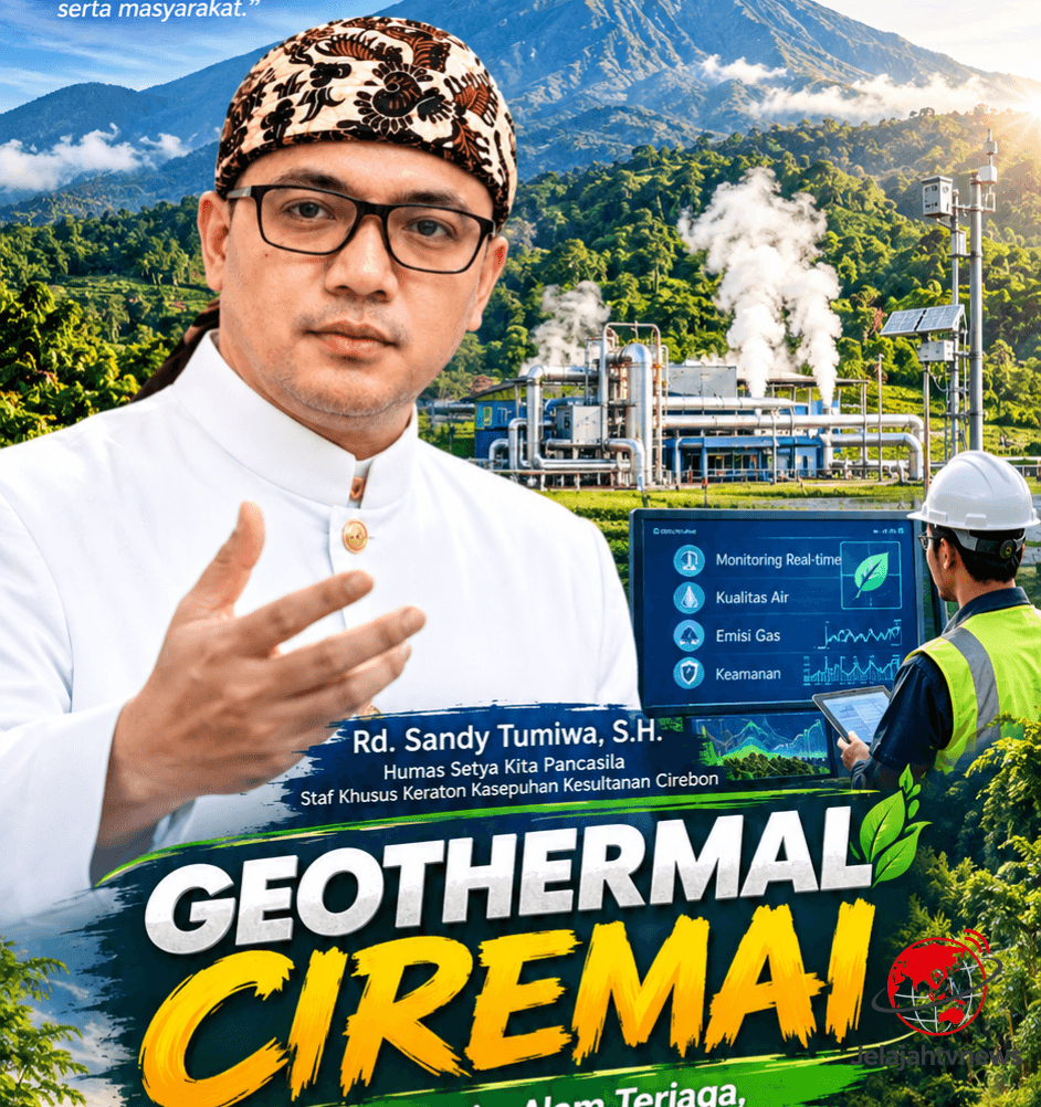 Sandy Tumiwa Dorong Geothermal Ciremai Berbasis Teknologi Ramah Lingkungan dan Keselamatan