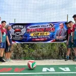 Brilyan AGN Cup I Meriahkan Turnamen Voli Desa Haur Kuning
