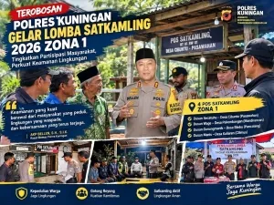 Bangun Keamanan dari Desa, Polres Kuningan Perkuat Peran Satkamling