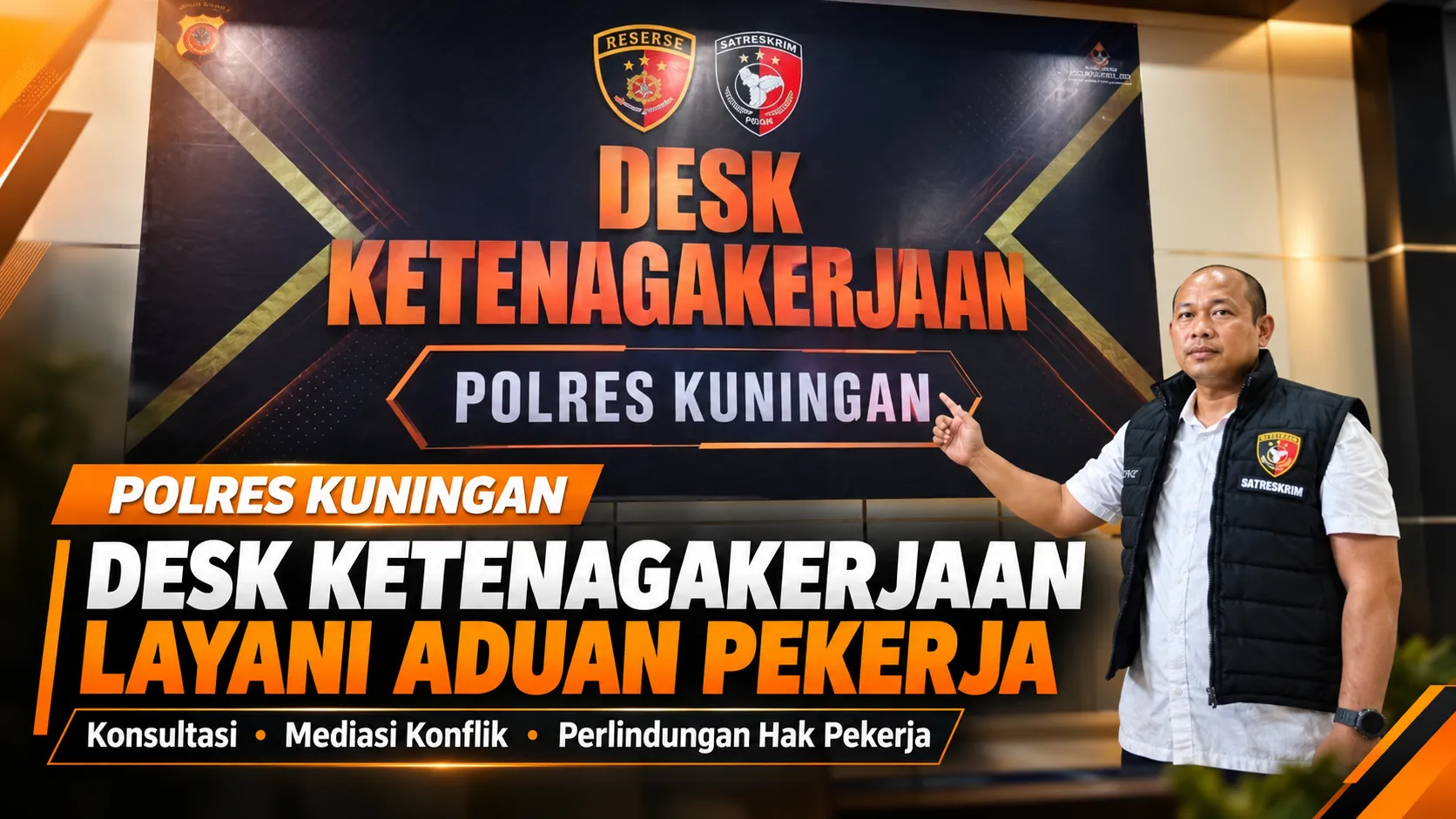 Polres Kuningan Buka Desk Ketenagakerjaan, Layani Aduan