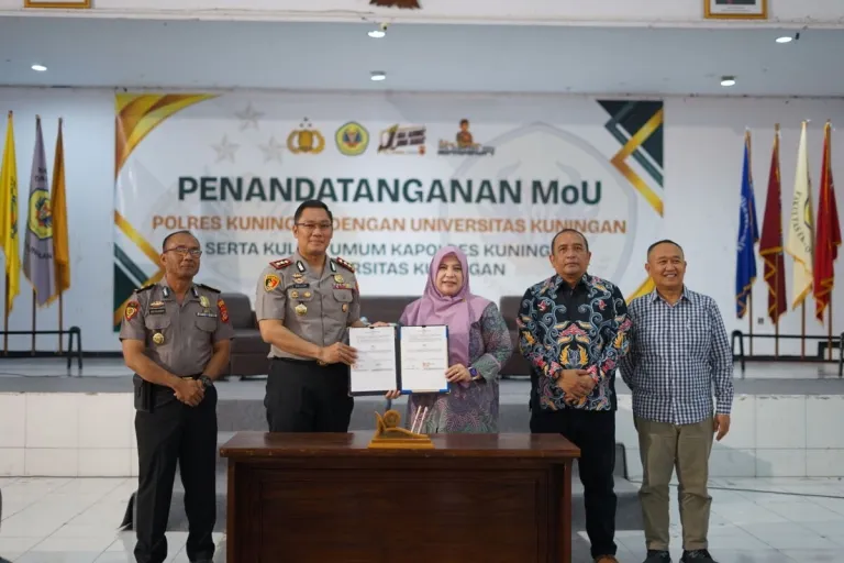 Uniku dan Polres Kuningan Bersinergi, Dorong Generasi Muda Berkarakter