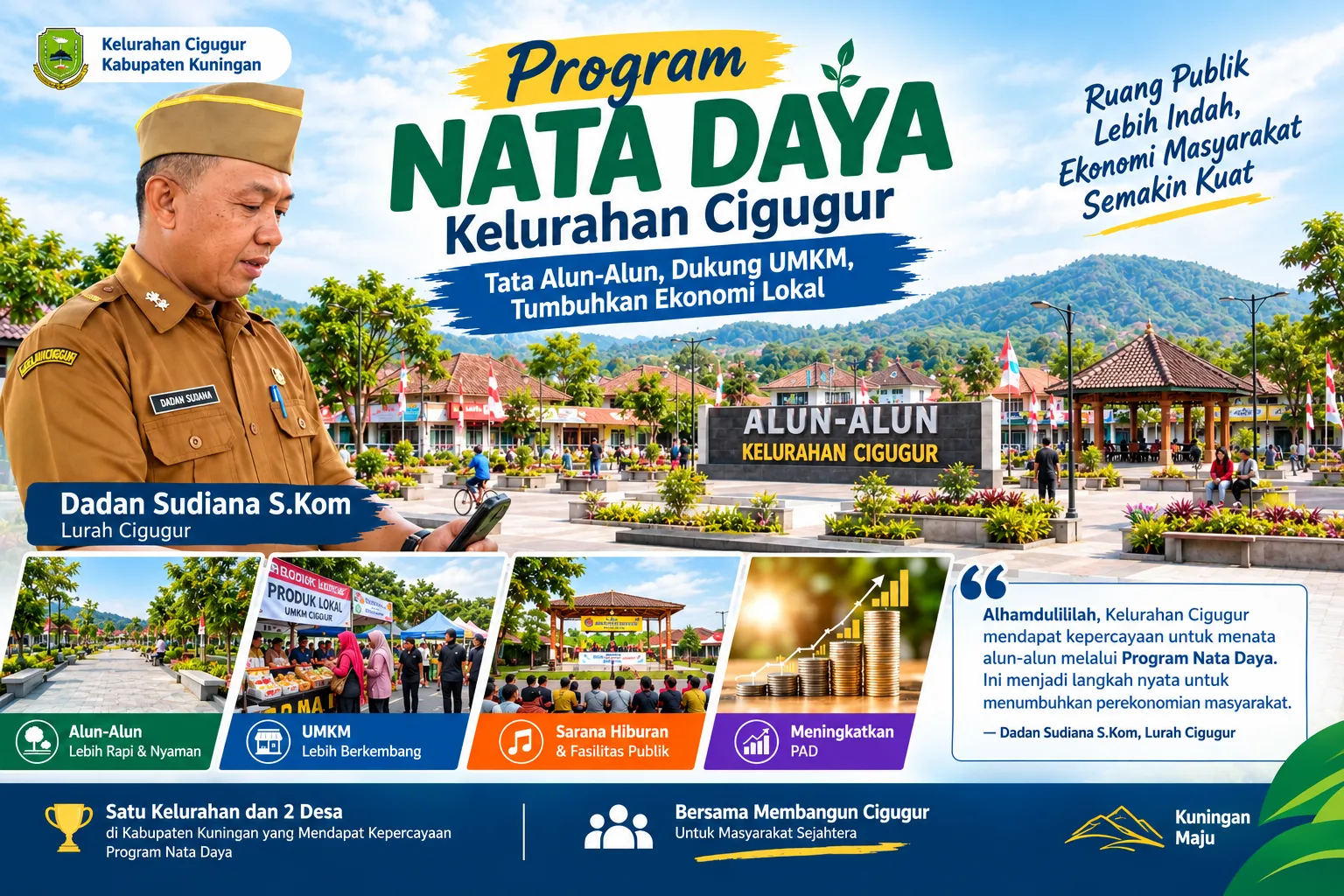 Program Nata Daya, Kelurahan Cigugur Tata Alun-Alun