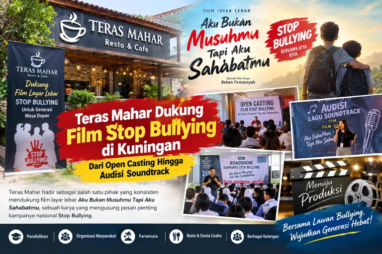 Peduli Masa Depan Anak Bangsa, Teras Mahar Resto  Konsisten Dukung Film Stop Bullying